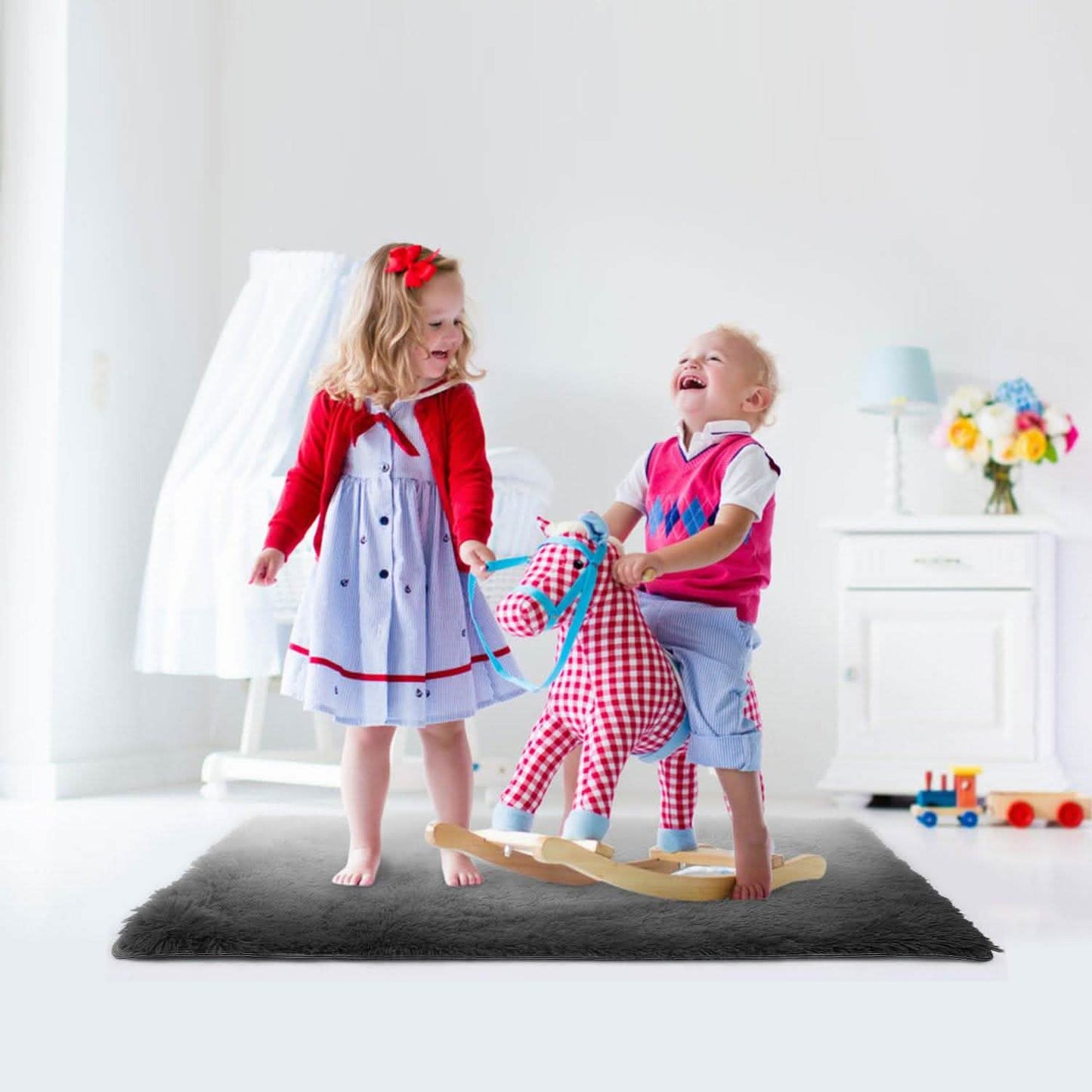 Fluffy Bedroom Anti-Skid Rug DailySale
