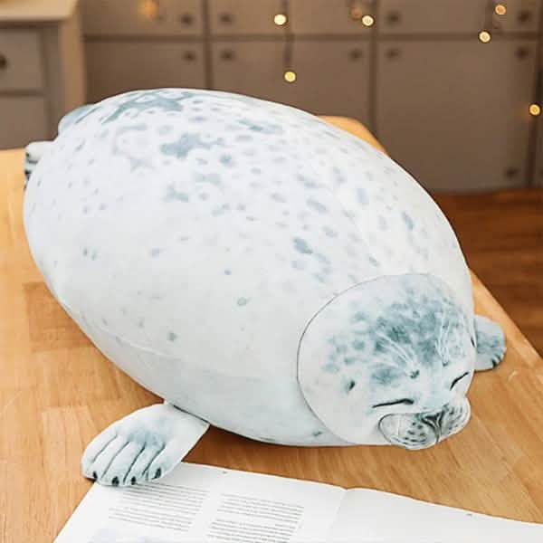 Fluffy Plush Seal Pillow DailySale