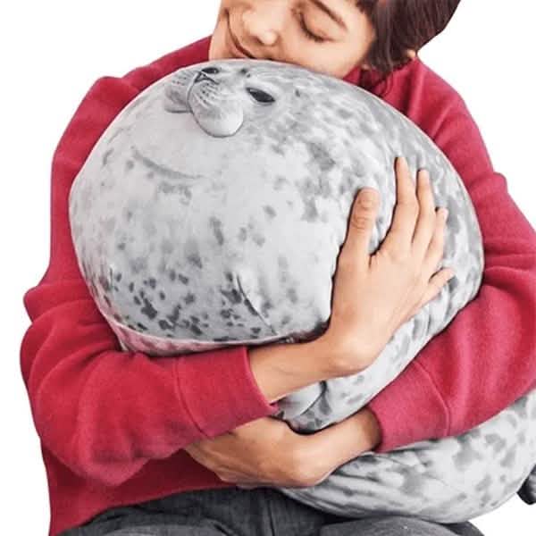 Fluffy Plush Seal Pillow DailySale
