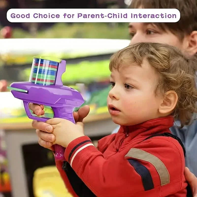 Flying Foam Disc Launcher Handheld Shooter Game DailySale
