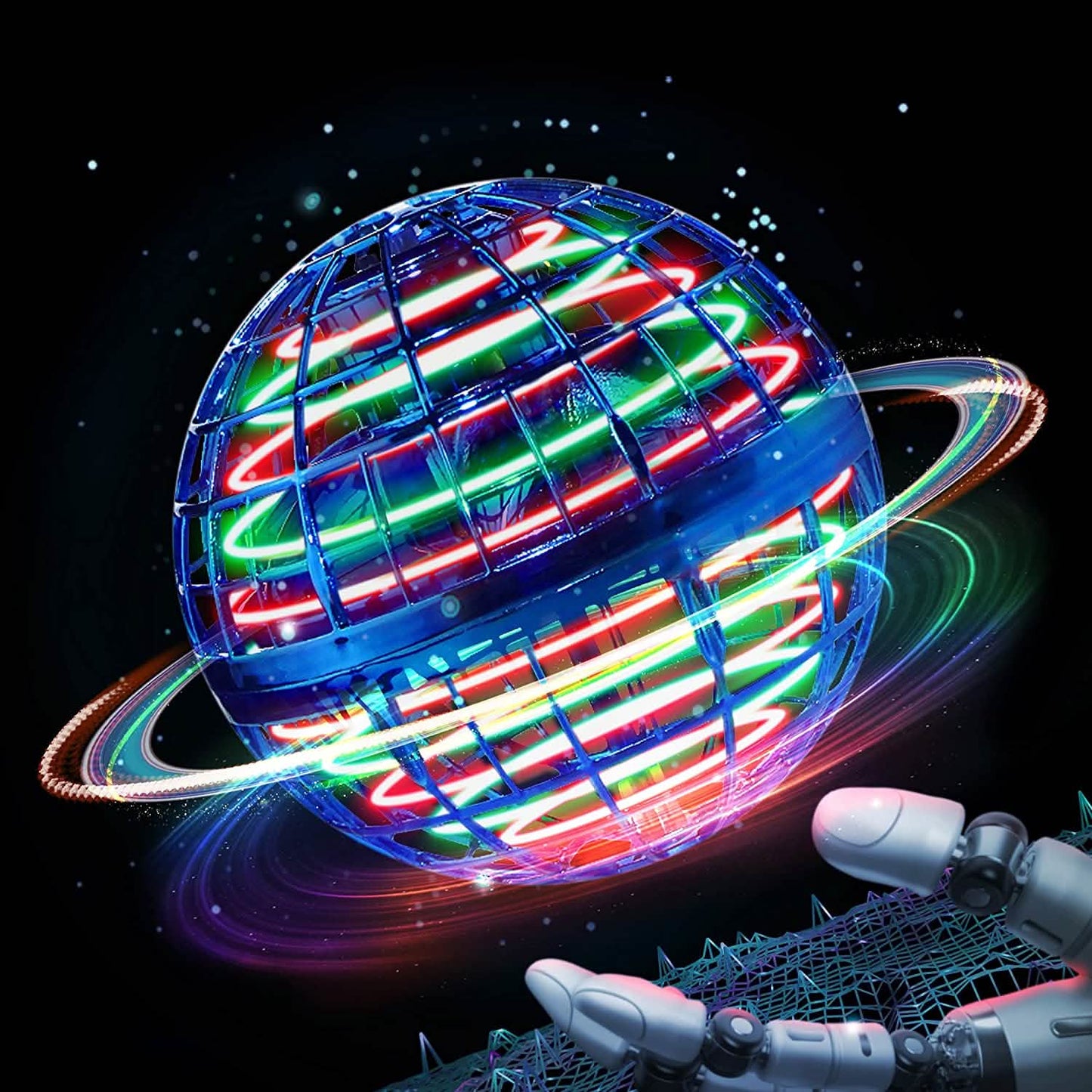 Flying Orb Ball Rechargeable Boomerang Spinner UFO Drone Toy DailySale