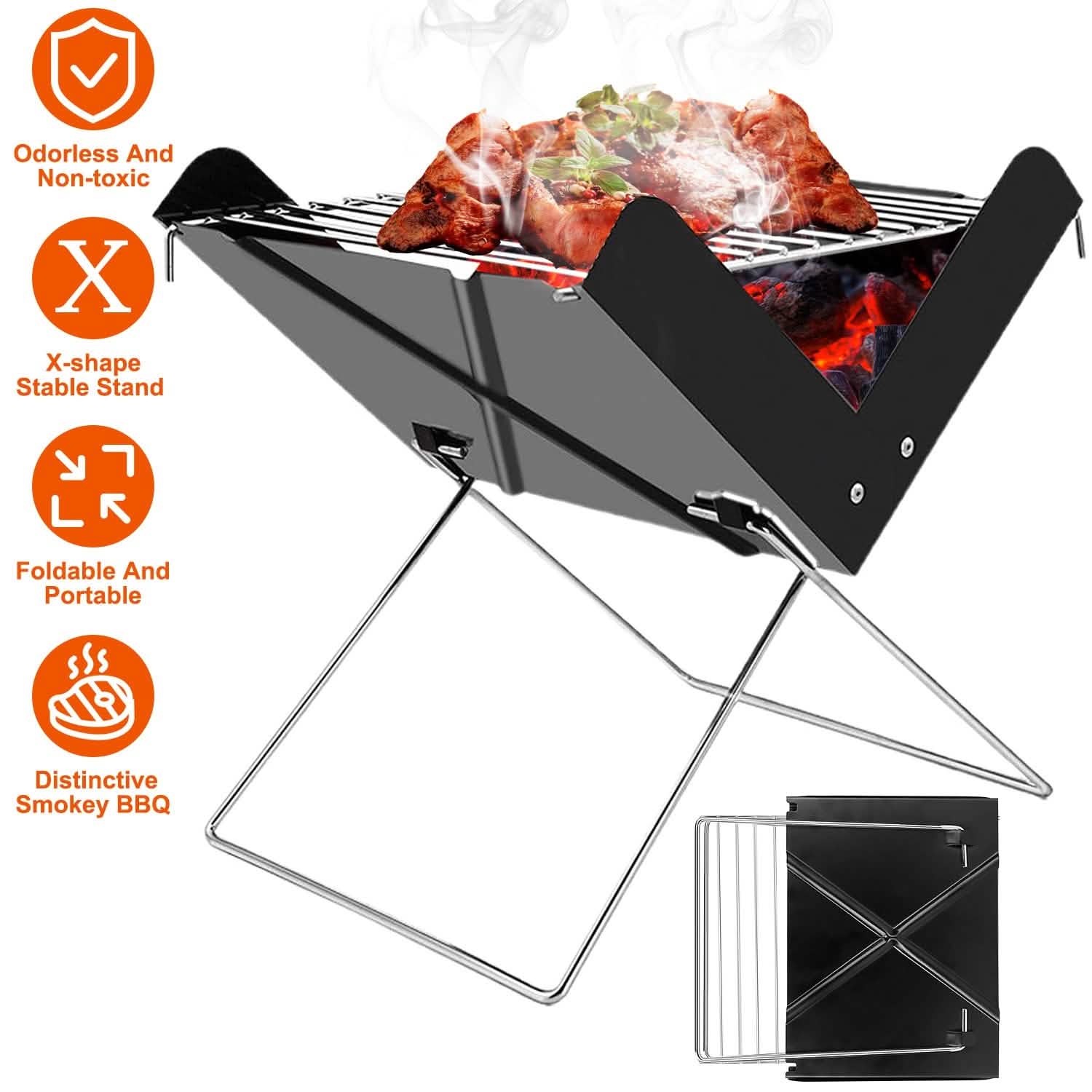 Foldable BBQ Grill DailySale