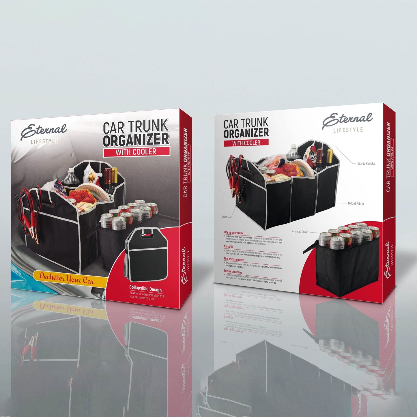 Foldable Car Trunk Organizer with Cooler DailySale