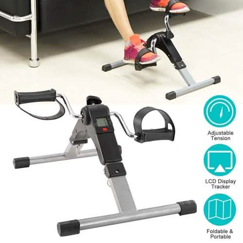 Foldable Exercise Bike Pedal Fitness DailySale