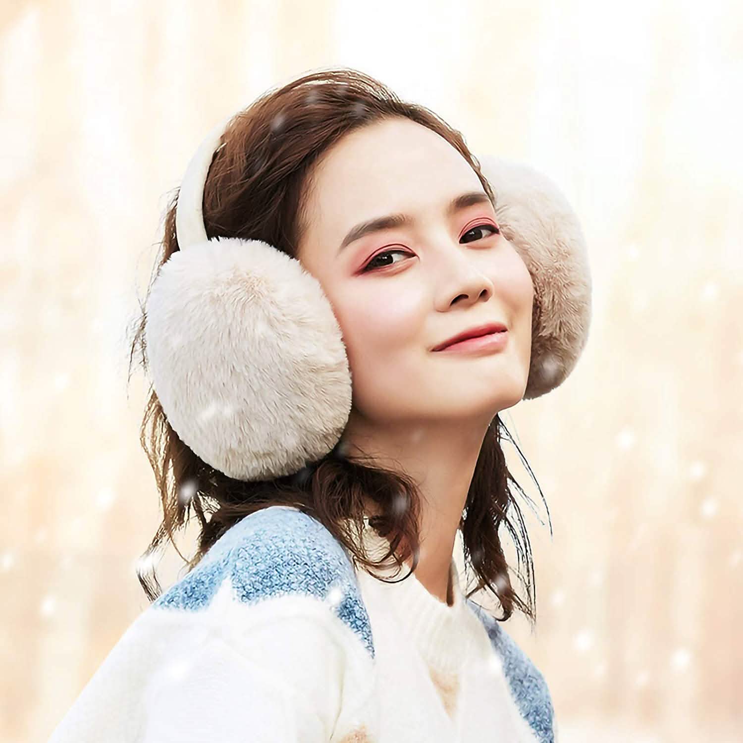 Foldable Faux Fur Warm Earmuffs DailySale