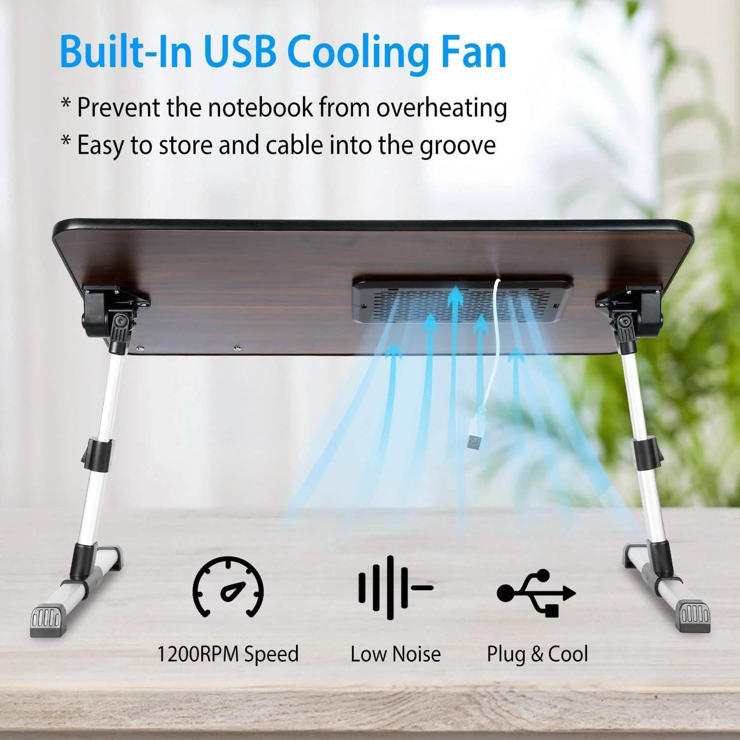 Foldable Laptop Stand Desk Height DailySale