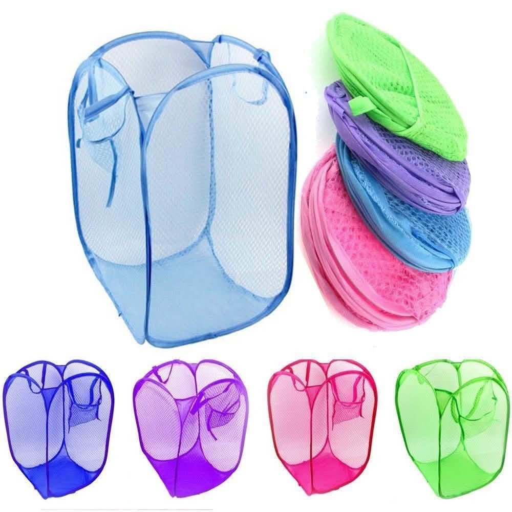 Meshed Up Collapsible Hamper DailySale