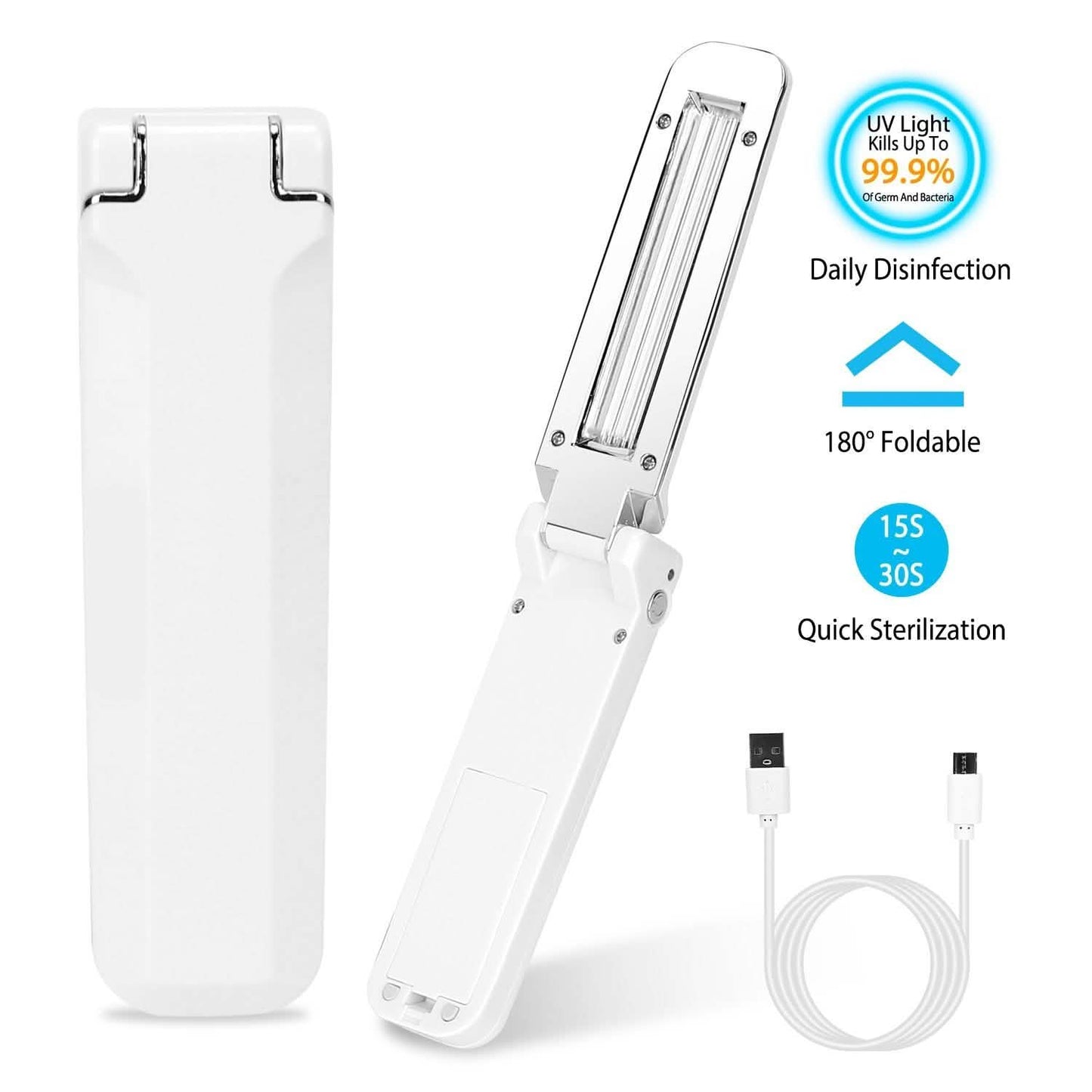 Foldable UV Sanitizer Light Sterilizer Wand DailySale