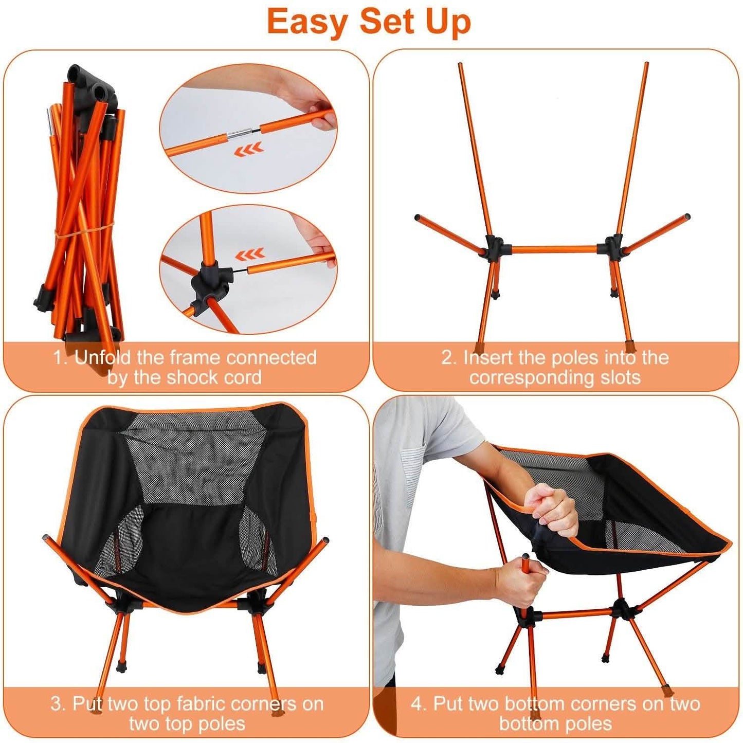 Folding Outdoor Camping Chair DailySale
