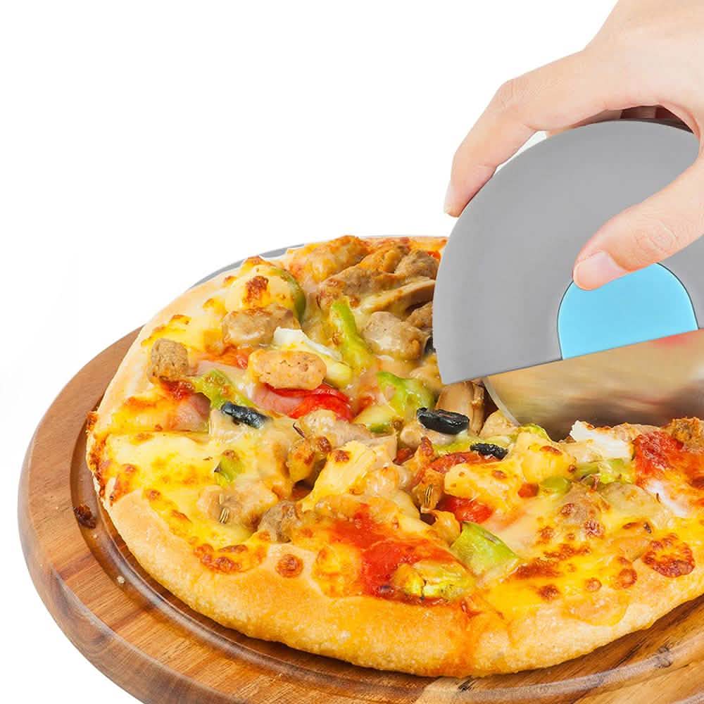 Food Grade Stainless Steel Premium Pizza Cutter Wheel DailySale