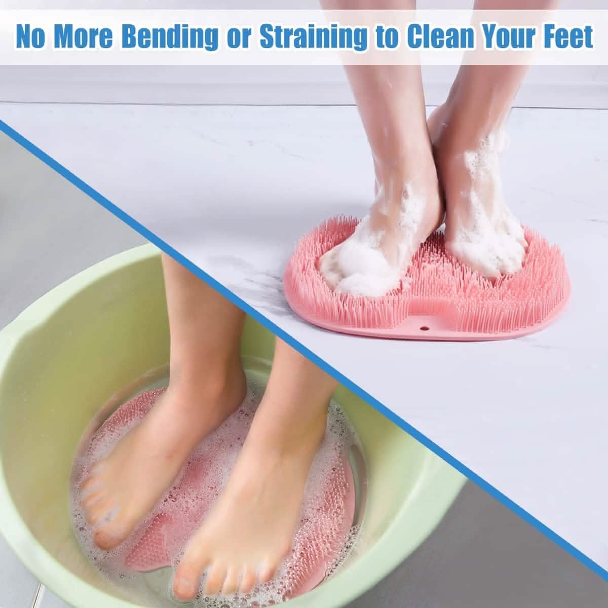 Foot Scrubber Back Brush Bathroom Massager DailySale
