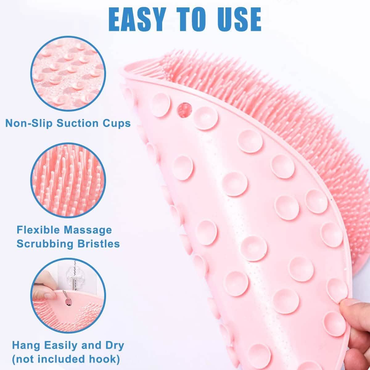 Foot Scrubber Back Brush Bathroom Massager DailySale