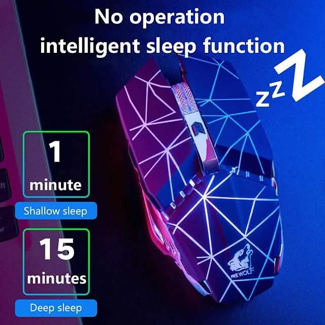 Free Wolf X11 Wireless 2.4G Optical Gaming Mouse DailySale