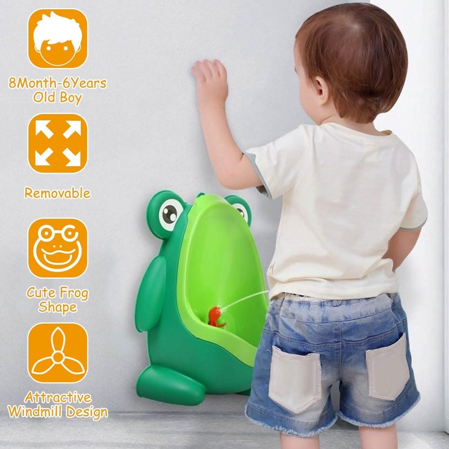 Frog Potty Training Urinal Bathroom with Funny Aiming Target DailySale