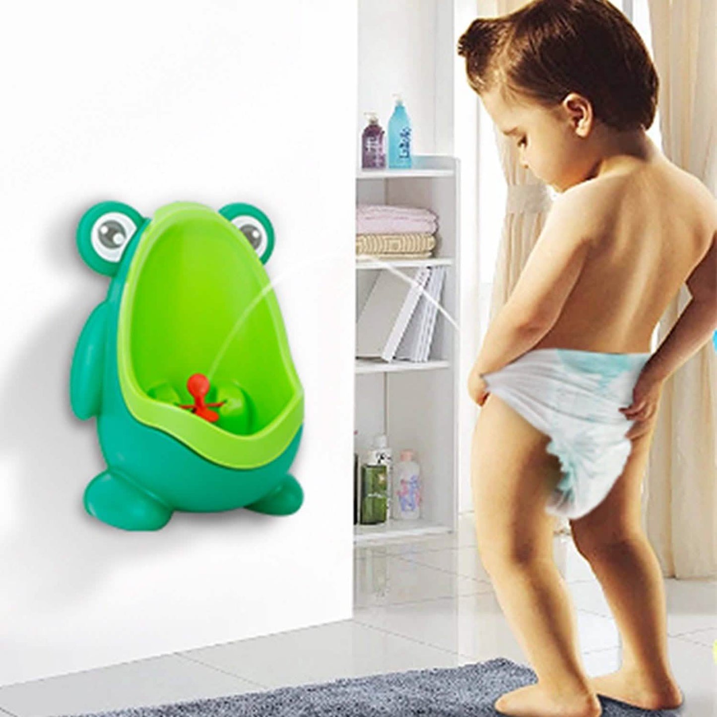 Frog Potty Training Urinal Bathroom with Funny Aiming Target DailySale