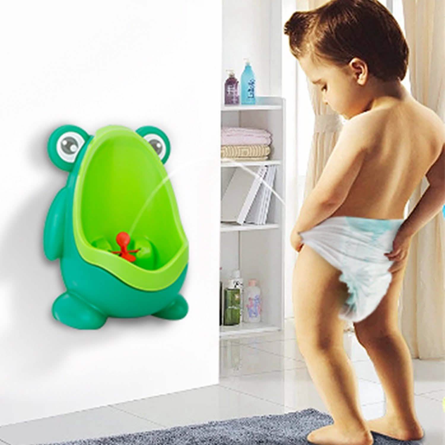 Frog Potty Training Urinal Bathroom with Funny Aiming Target DailySale