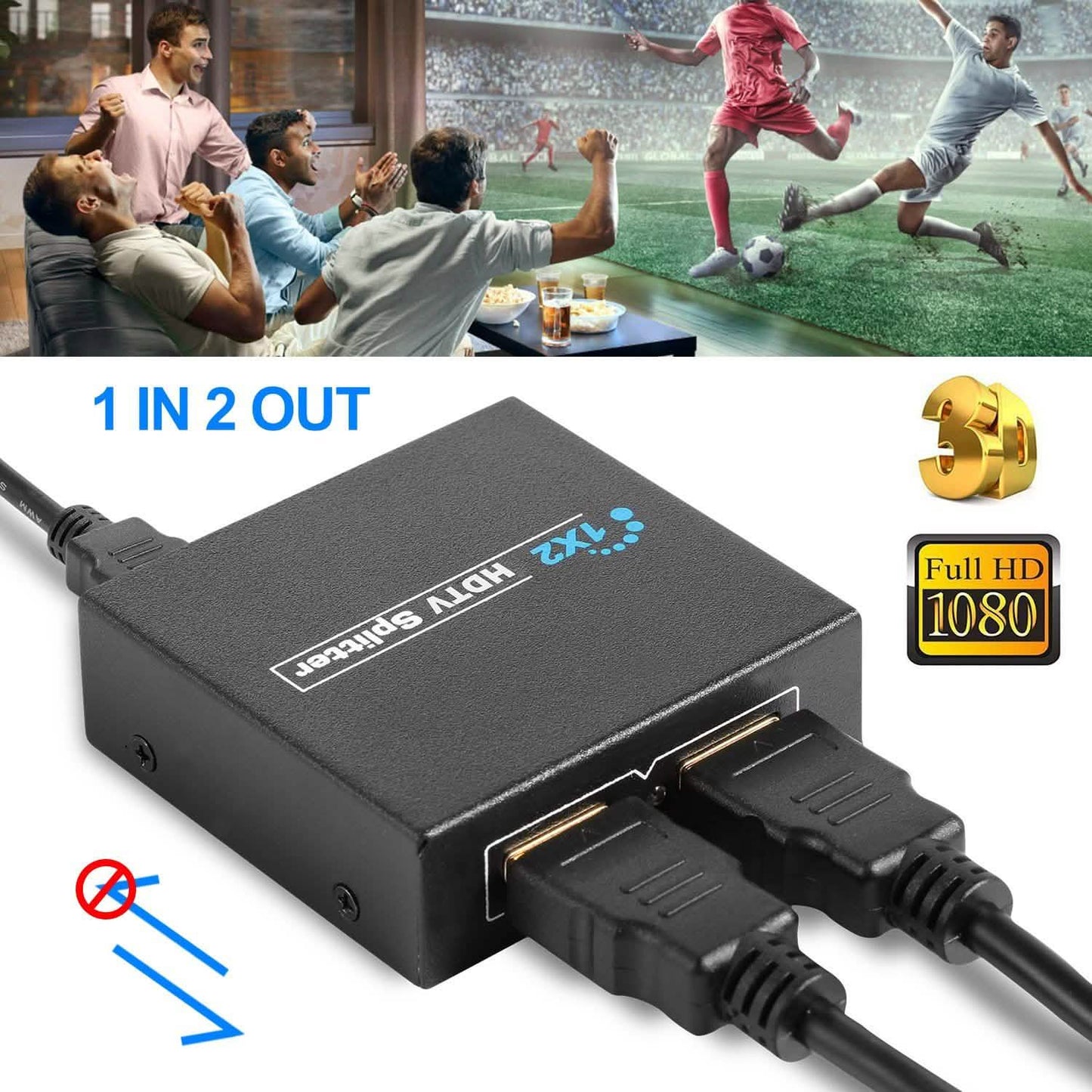 Full HD1080P HDTV Splitter Amplifier DailySale