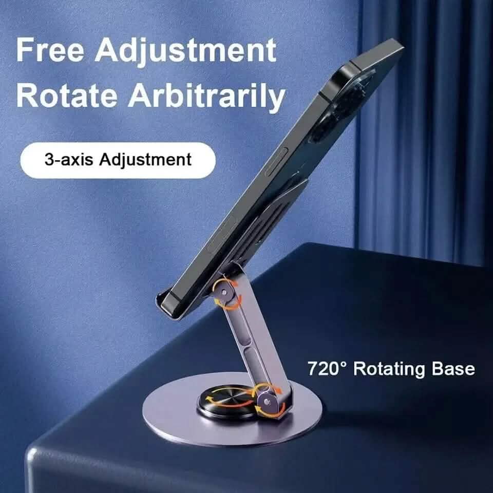 Full Metal 360-Degree Rotating Stress-Relieving Phone and Tablet Universal Stand DailySale