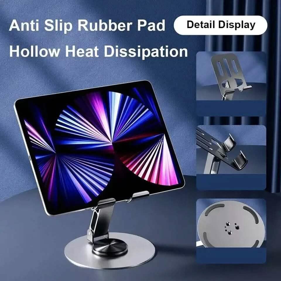 Full Metal 360-Degree Rotating Stress-Relieving Phone and Tablet Universal Stand DailySale