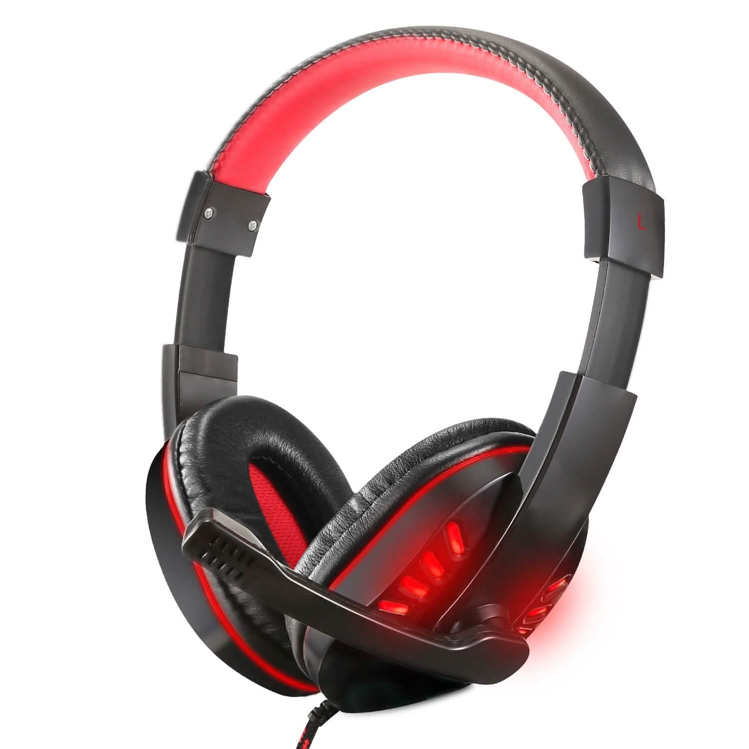 Gaming Headsets Stereo Noise Isolation Over Ear Headphone with LED Light DailySale