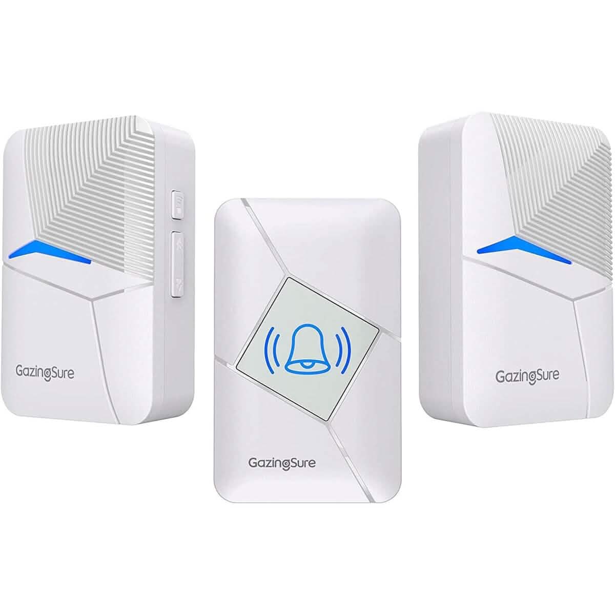 GazingSure Advanced Wireless Doorbell Kit with Two Plug-in Chimes & 1500ft Range DailySale