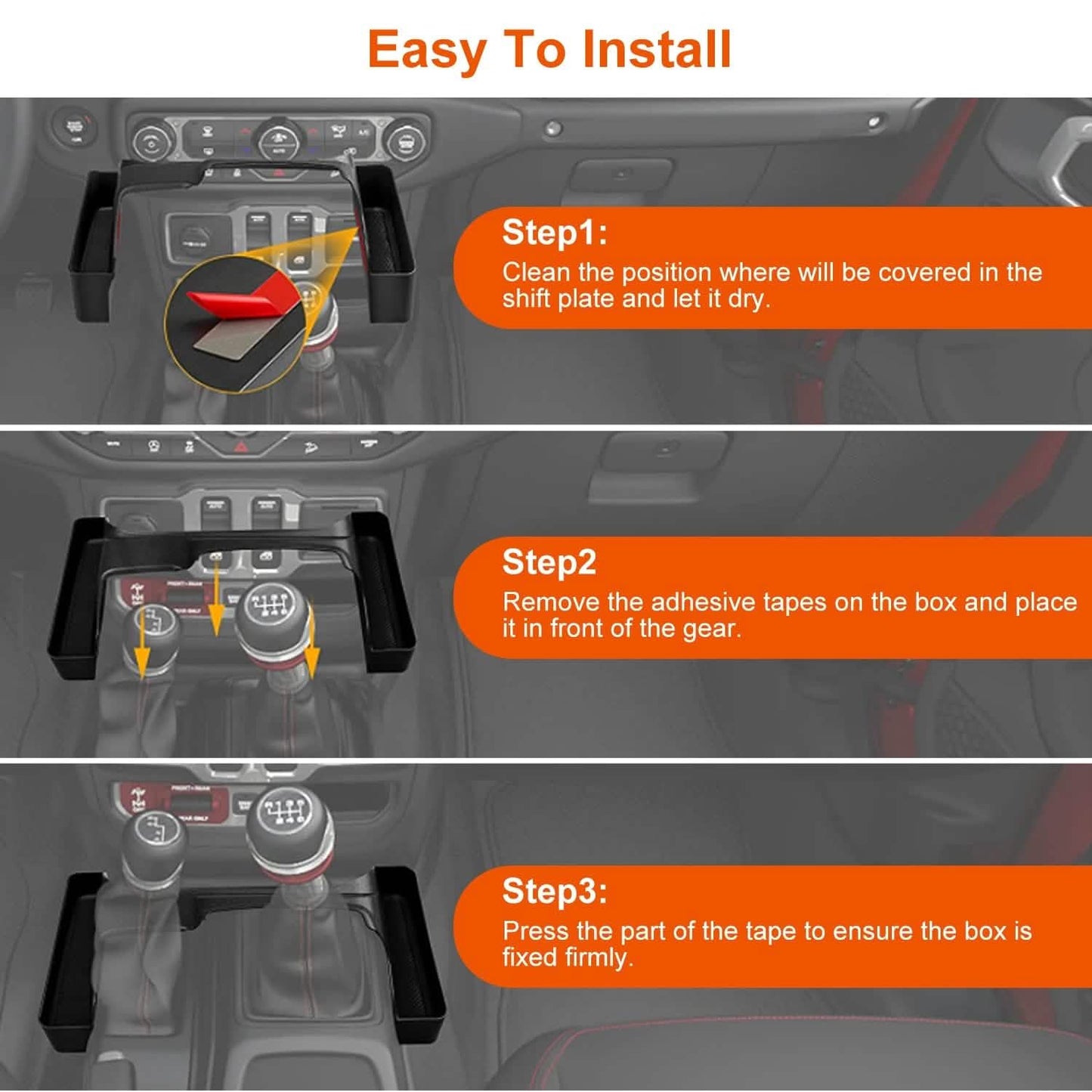 Gear Shift Console Side Tray DailySale