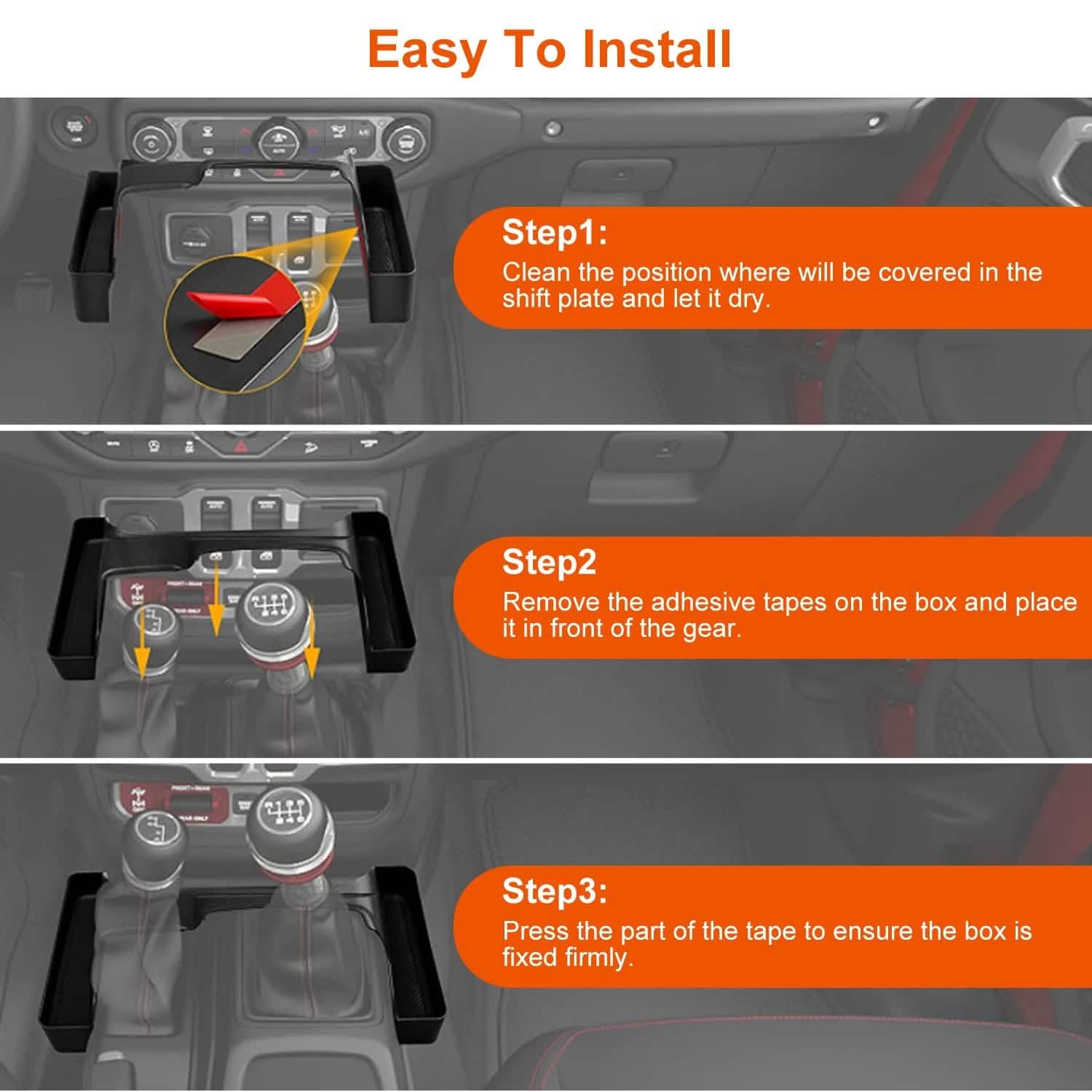Gear Shift Console Side Tray DailySale