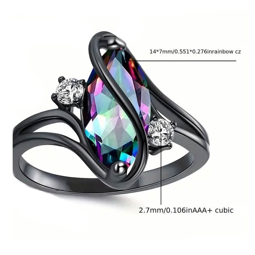 Geometric Zircon Women's Ring DailySale