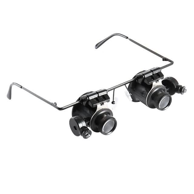 Glasses Type 20X Magnifier With White Led Light DailySale