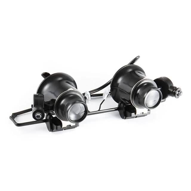 Glasses Type 20X Magnifier With White Led Light DailySale