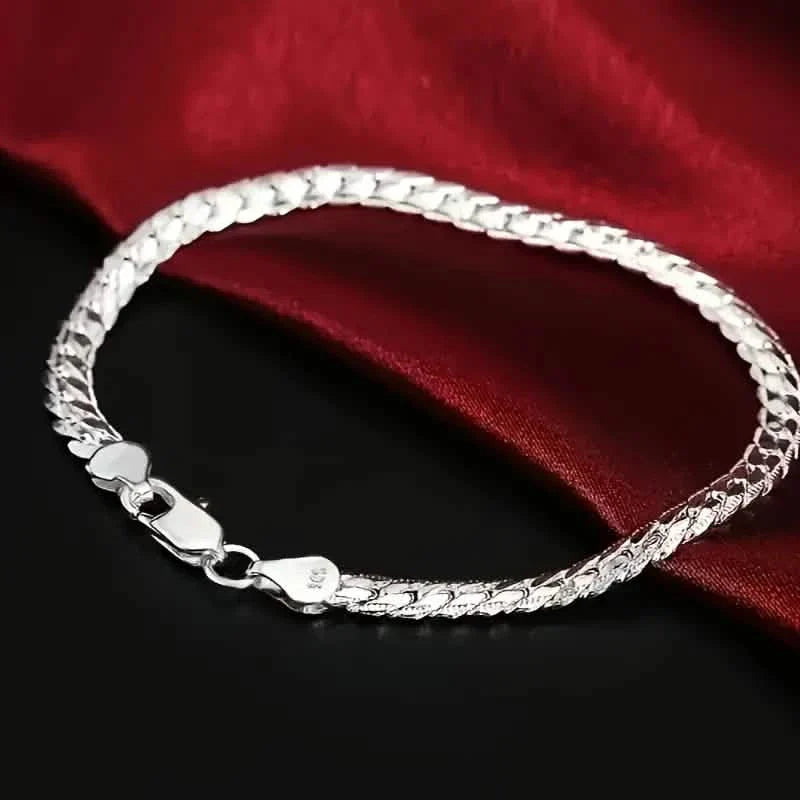 Gleaming Treasure Elegant 925 Sterling Silver Bracelet DailySale