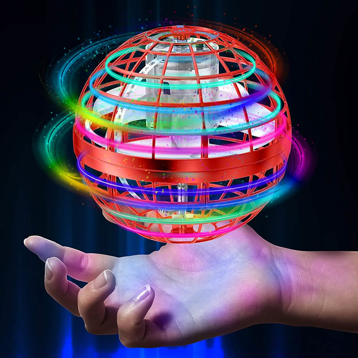 Flying Orb Ball Rechargeable Boomerang Spinner UFO Drone Toy DailySale