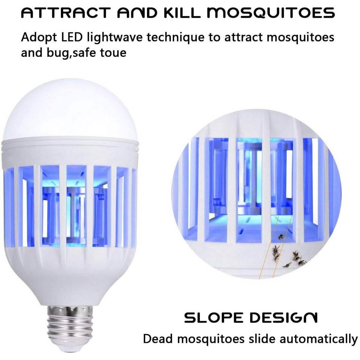 GLOUE 2-in-1 Bug Zapper and Mosquito Killer Lamp DailySale