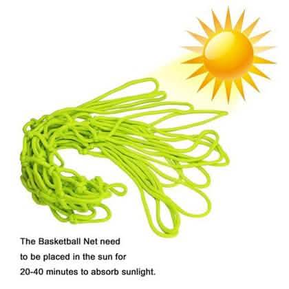 Glow-In-The-Dark Basketball Net DailySale