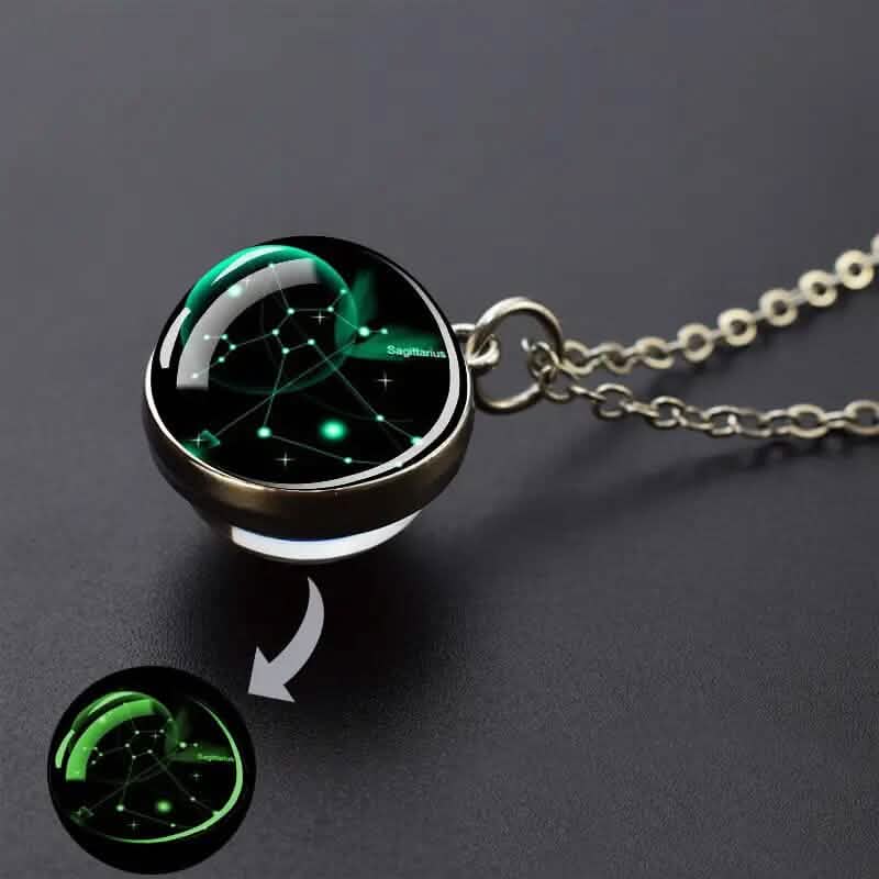 Glow-in-the-Dark Zodiac Pendant Necklace DailySale