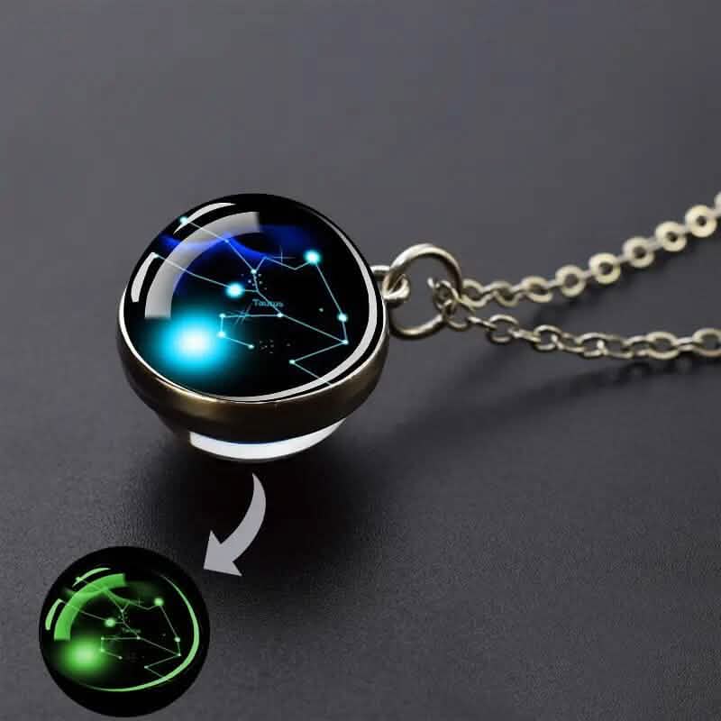 Glow-in-the-Dark Zodiac Pendant Necklace DailySale
