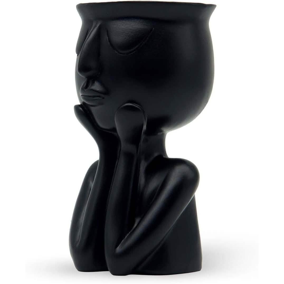 Greneric Character Portrait Flower Pot Resin Succulents Plant Pot DailySale