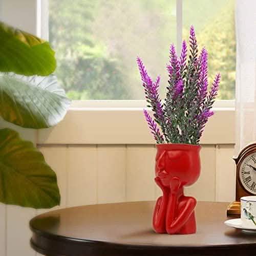 Greneric Character Portrait Flower Pot Resin Succulents Plant Pot DailySale