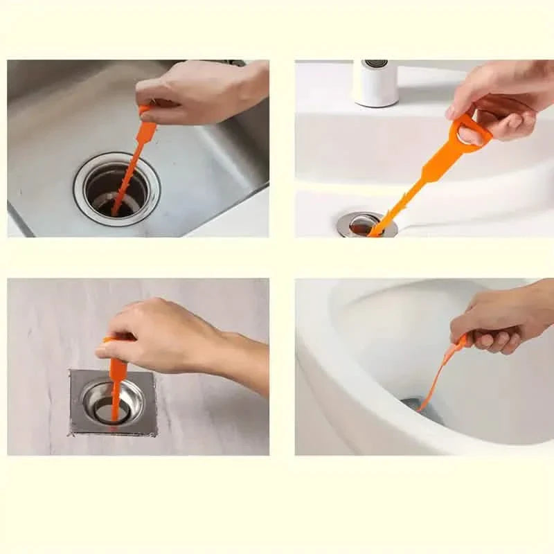 Hair Drain Clog Remover Tool For Sewer, Kitchen Sink, Bathroom Tub DailySale