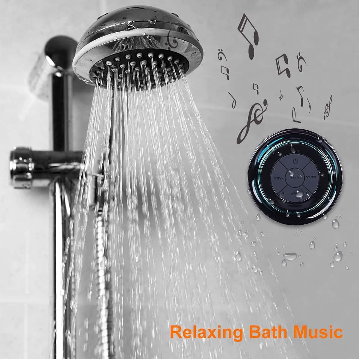 HAISSKY Portable Wireless Waterproof Speaker with FM Radio & Suction Cup DailySale