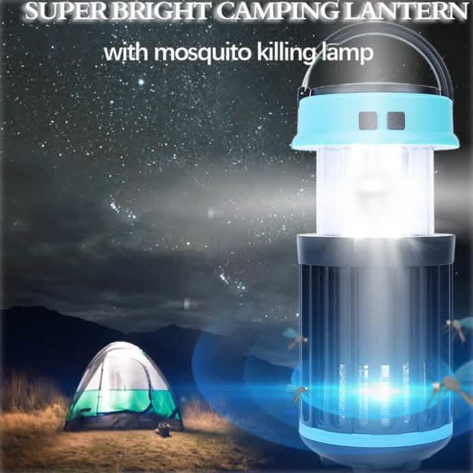 Hakol Outdoor Solar Powered LED Rechargeable Mosquito Zapper Lantern DailySale
