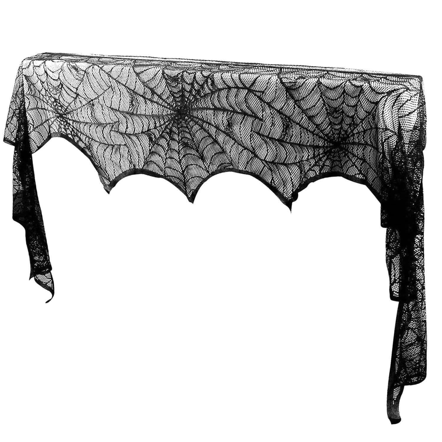 Halloween Decoration Black Lace Spiderweb DailySale