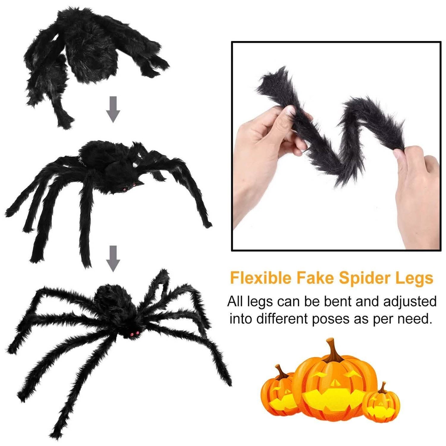 Halloween Decorations Spider Outdoor Stretch Cobweb DailySale