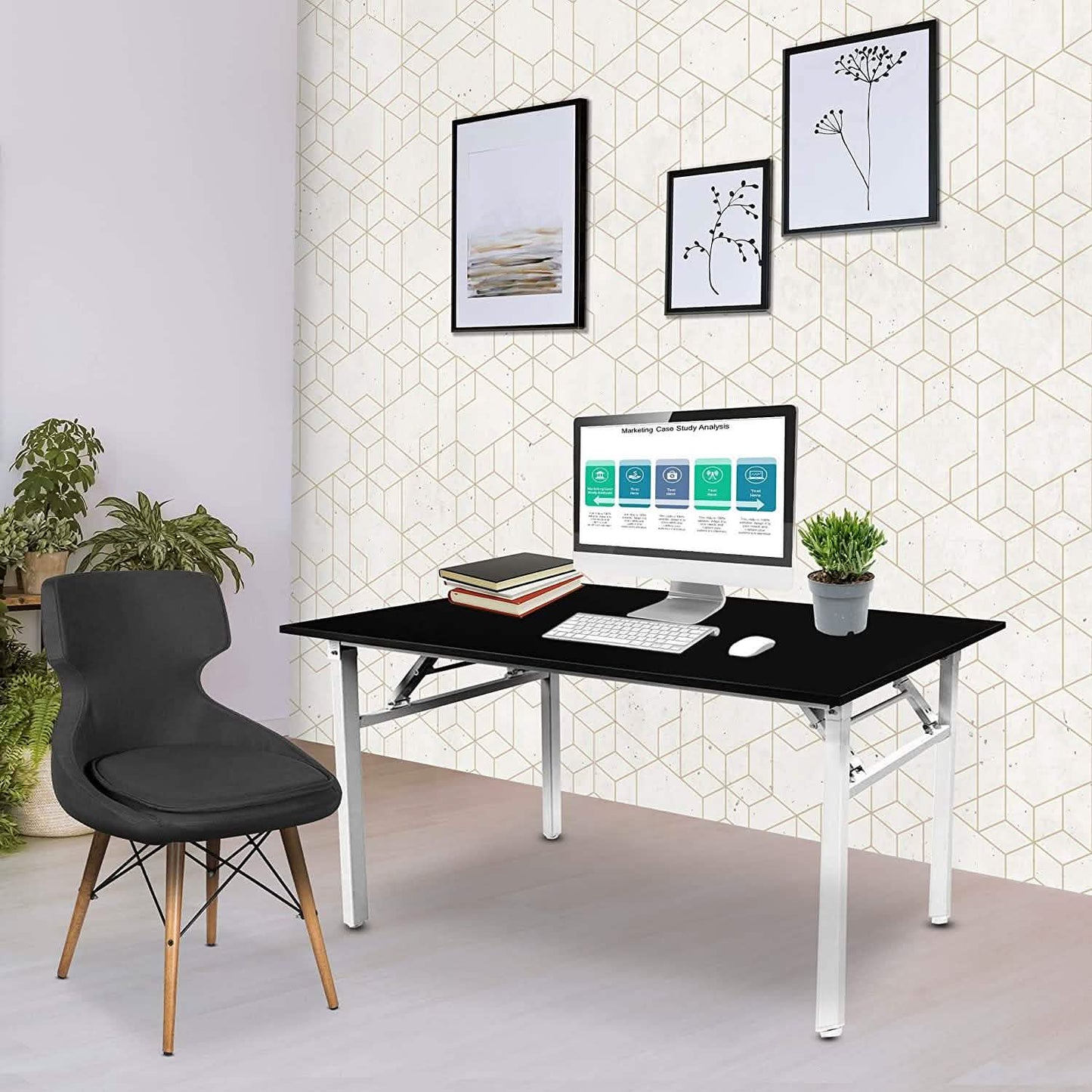 Halter Folding Table Computer Desk DailySale