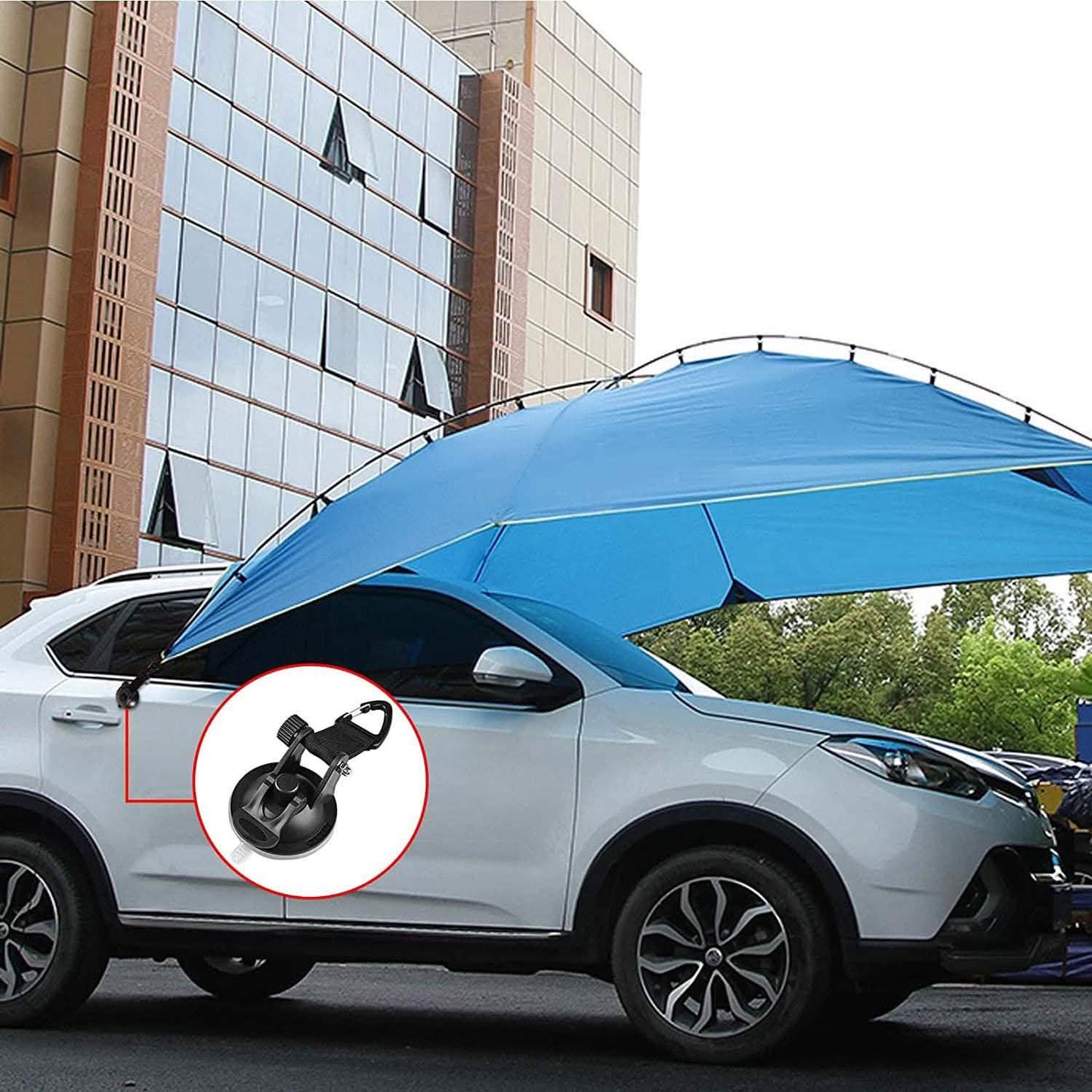 Hamnor Heavy Duty Car Camping Tie Down Suction Cups with Hooks DailySale