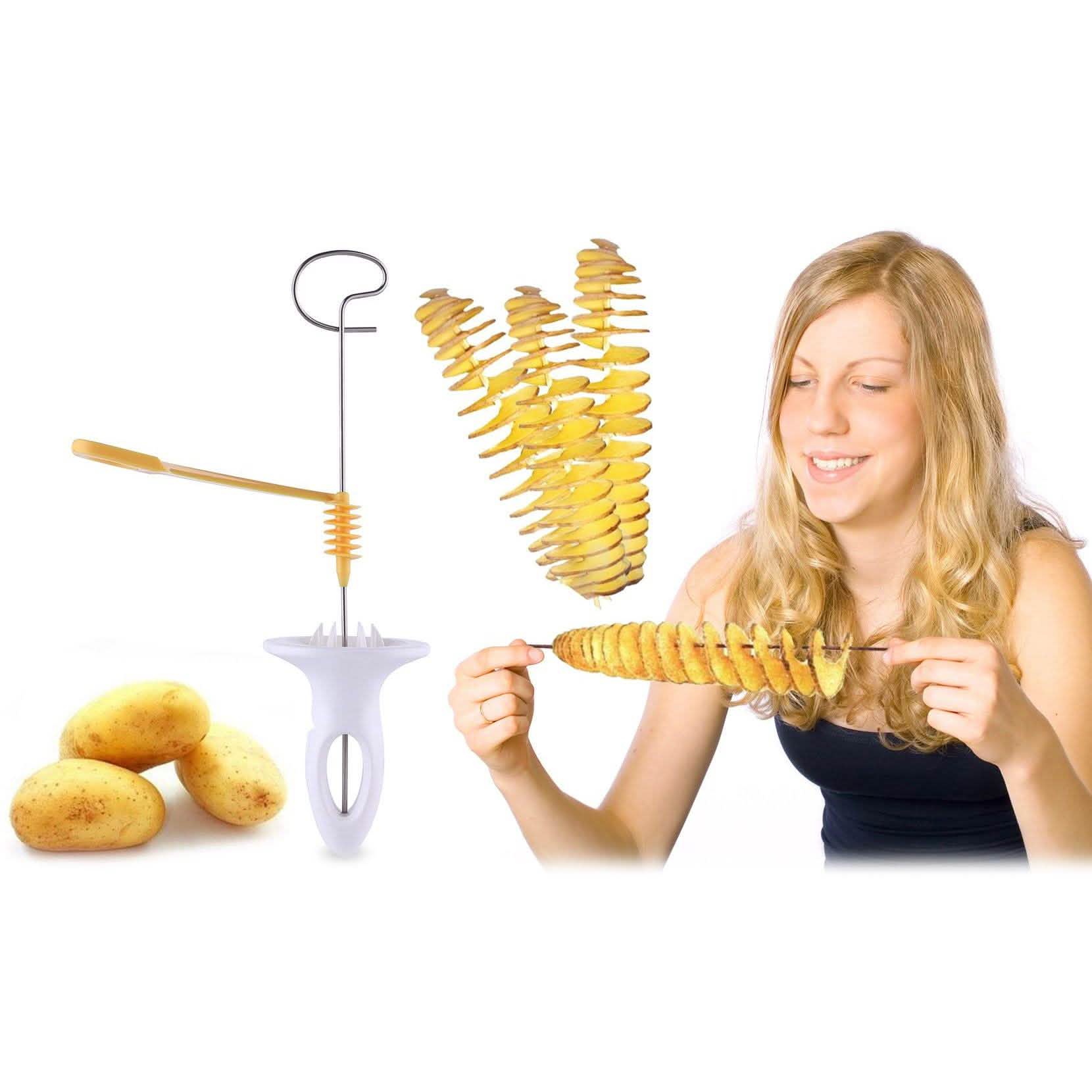 Handheld Easy Tornado Potato Twister Set DailySale