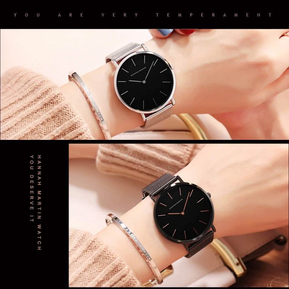 Hannah Martin High Quality Waterproof Ladies Watch DailySale
