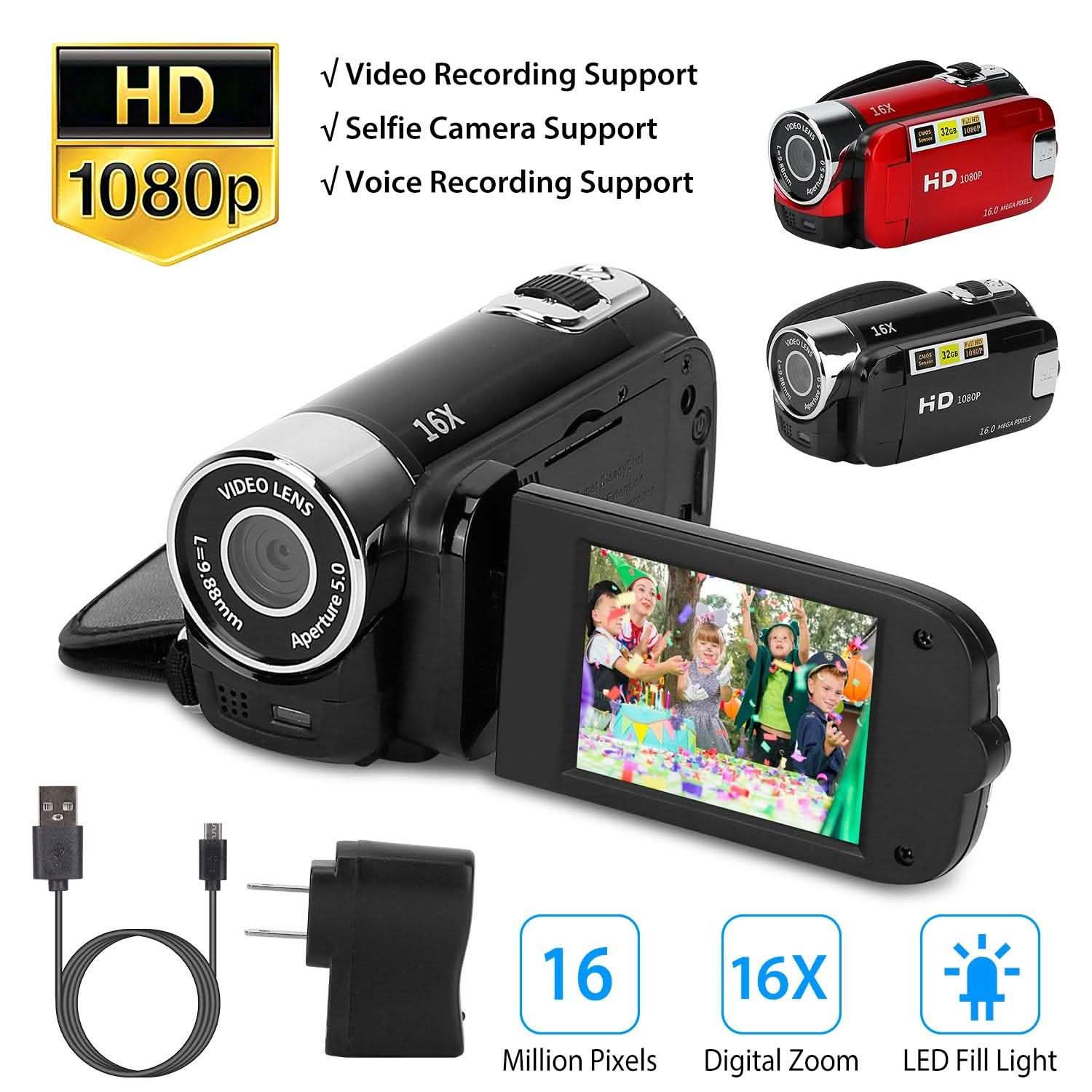 HD 1080P Digital Video Camcorder 16x Zoom DV Camera DailySale