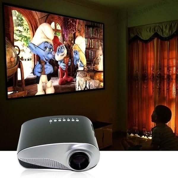 HD LED Projector Mini 3D Home Theater Cinema DailySale