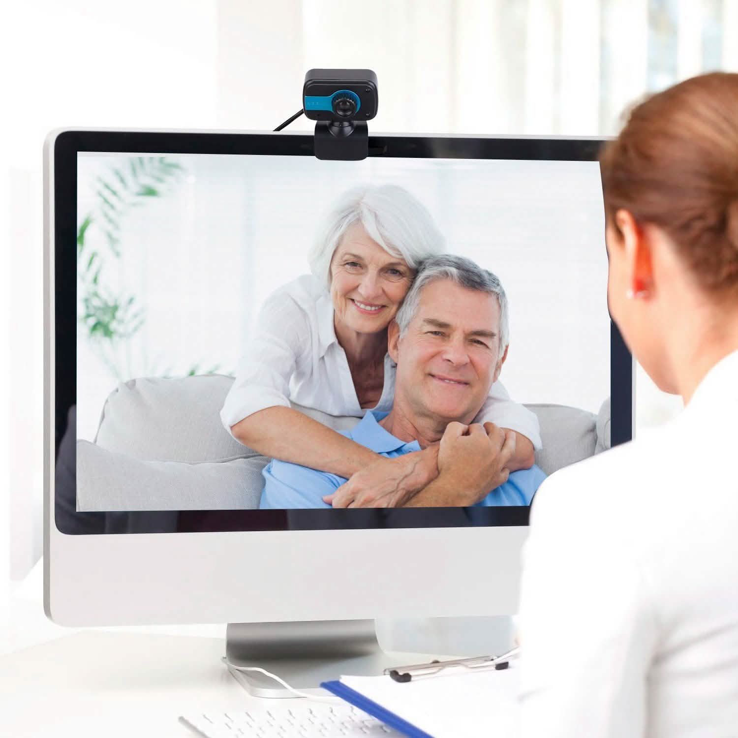 HD Webcam USB PC with Microphone Rotatable Clip DailySale